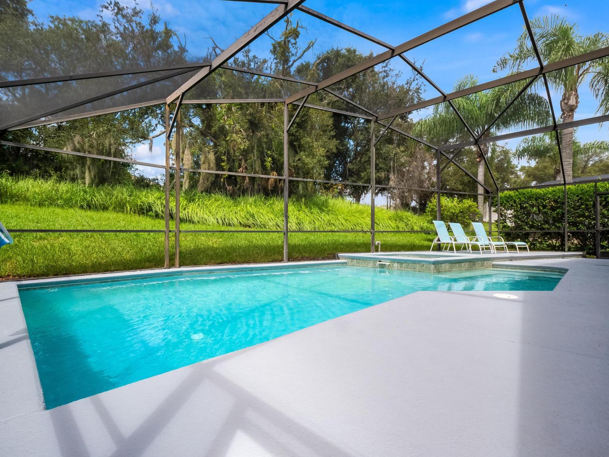 Bsv1607 - Amazing 5 Bedroom Home With Free Wifi And Private Pool & Spa Орландо Экстерьер фото